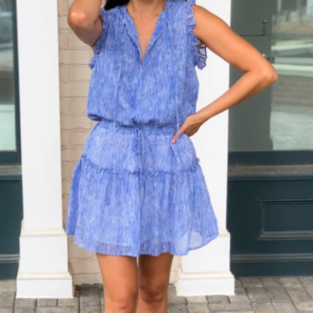 Pinch wavy stripe dress